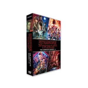 Stranger Things Season 1-4 Boxset 11Discs Factory Wholesale DVD Movies TV Series Cartoon Region 1/Region 2 Free Shipping
