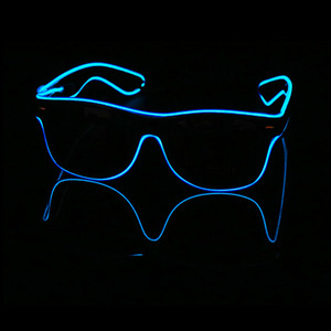 Télécommande intelligente El Fil Néon LED Allument En Forme D'obturateur Lueur Lunettes de Soleil Rave Noeud papillon Costume - Product Image 6