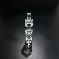 Ensemble de boîtiers de roulements sur mesure, exquis, en PMMA transparent et acier inoxydable, usinés CNC, à axe rond creux haute transparence