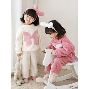 عرض خاص بيجامات شتوية دافئة 2-ملابس نوم للأطفال مطابقة سميكة-مجموعة بيجامات مع شخصيات كرتونية - Product Image 6