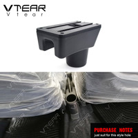 Vtear pour Mitsubishi Attrage Mirage, boîte d'accoudoir en ABS et PU, chargeur USB, organisateur de rangement pour console centrale, accessoires intérieurs de voiture
