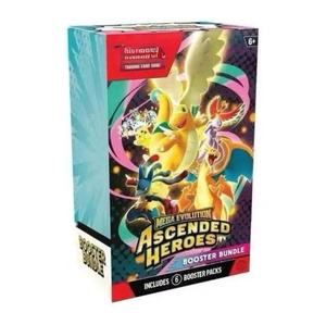 <span class=keywords><strong>Pokémon</strong></span> Ascended Heroes TCG Booster Bundle M2A Inglese Espansione Mega Evolution Contiene il booster bundle <span class=keywords><strong>di</strong></span> Ascended Heroes TCG - Product Image 2