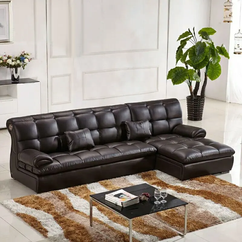 Qualità garantita nuova moda divano letto in pelle a buon mercato all'ingrosso stile moderno con lo stoccaggio per soggiorno Hotel telaio in legno