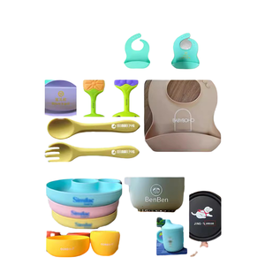 Prácticos <span class=keywords><strong>cubiertos</strong></span> para bebés con ventosa Vajilla de agua para pequeños - Product Image 3