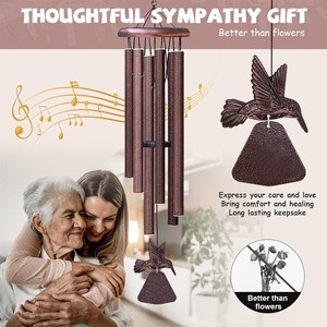 28 Inch Tất Cả Nhôm Ngoài Trời Gió Chimes Vườn Đồ Trang Trí Từ Ở Nước Ngoài Kho Tại Chỗ - Product Image 2