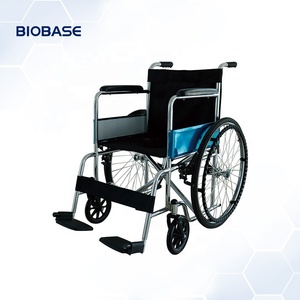 BIOBASE Fauteuil roulant Matériel médical hospitalier 100KG Fauteuil roulant manuel <span class=keywords><strong>pour</strong></span> handicapés et personnes âgées - Product Image 1