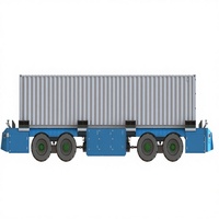 Robot AGV autonome certifié CE de type pont, capacité 80 tonnes, pour manutention de conteneurs en entrepôt et en quai