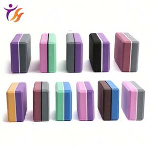 Blocchi di Yoga con Logo personalizzato in fabbrica di colore verde per yogi - Product Image 4