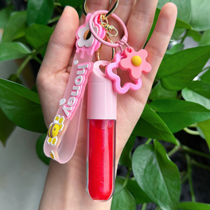 MLM Venta Caliente: Set Combinado de Brillo Labial y Lápiz Labial Personalizado con Llavero, Vegano, Libre de Crueldad Animal, Aceite Labial Brillante, Hidratante y de Larga Duración, Marca Privada - Product Image 6