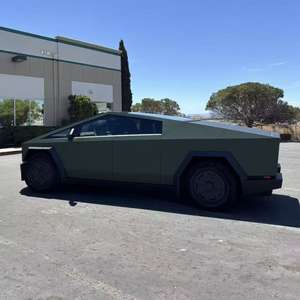 Euro master New TPU Wet Dry Matte Army Green Auto lacks chutz folie trocken installiert selbst heilend 8 MIL Cyber truck - Product Image 4