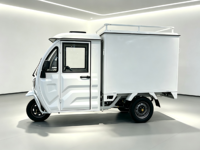 Triciclo Eléctrico de Reparto, Triciclo de Carga Cerrado para Entrega Urbana de Última Milla, Vehículo de Reparto Eléctrico, Triciclos Eléctricos