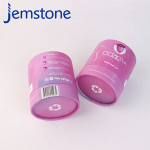 Usine en gros logo imprimé personnalisé boîte à cylindre en carton imprimé personnalisé emballage de tube en papier - Product Image 5