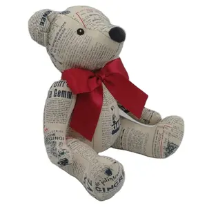 Grosir Kustom OEM/ODM Pabrik Penjualan Laris Mainan Boneka Lembut Berkualitas Tinggi Boneka Beruang Mewah 9 Inci