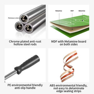 Mesa <span class=keywords><strong>de</strong></span> <span class=keywords><strong>Futbolín</strong></span> <span class=keywords><strong>de</strong></span> MDF para Dos Jugadores, para Interiores, con Monedas, Pelota <span class=keywords><strong>de</strong></span> Plástico, para Entretenimiento y Deportes <span class=keywords><strong>de</strong></span> Mesa - Product Image 6