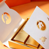 Caja de Regalo de Chocolate de Lujo Personalizada, Caja de Embalaje Ecológica para Galletas, Sushi y Postres, Caja para Chocolates