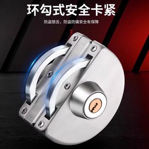 Stainless Steel Glass Door <b>Lock</b> Spherical Shape <b>Key</b> Operated For Office Shop Use - Product Image 2