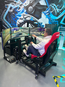 Plateforme de mouvement 4DOF pour simulateur de course, profil en aluminium, simulateur de conduite, support pour 3 écrans, simulation de réalité réelle - Product Image 6