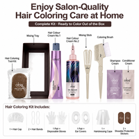Crema de Coloración Permanente para el Cabello, Sin Amoníaco, Fórmula Natural, Color Gris Natural, Cobertura para Cabello Gris, para Hombres y Mujeres, Todo Tipo de Cabello