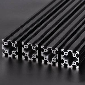 Profilé en aluminium <span class=keywords><strong>professionnel</strong></span> 4040 à rainure en V pour imprimante 3D, cadre de machine CNC, profilé à double rainure en T - Product Image 1