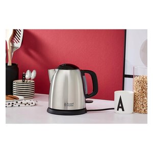 Bouilloire électrique 2400W (1Lt) ADVENTURE Compatto Noir et Argent 24991 70 - Product Image 5