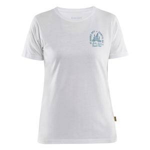 BLAKLADER-Camiseta de mujer de 941710421000M Blåkläder Beach Club White - EAN 7330509946947 CAMISETAS Y POLOS DE TRABAJO - Product Image 1