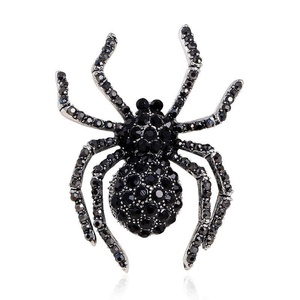 Breloques DIY vintage en alliage araignée entièrement serties de strass, à dos plat, pour accessoires de voiture, coques de téléphone, <span class=keywords><strong>Crocs</strong></span>, pinces à cheveux, vente en gros - Product Image 5
