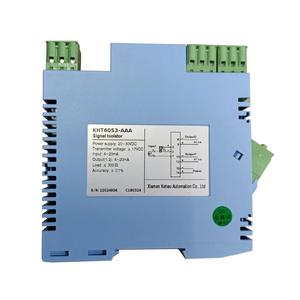 KHT6053 1 in 2 Out Isolator Signal 0 5VDC 4 20mA <b>Electrical</b> Signal <b>Converter</b> for industrial Automation - Product Image 5
