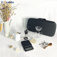 Ensemble cadeau de voyage pour café de style saoudien, boîte cadeau, moulin à café, pot, bouilloire, kit de préparation du café à la main, cafetière à verser