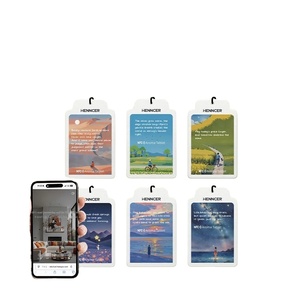 NFC 13.56MHz suspendu aromathérapie carte huiles essentielles fleur parfum voiture désodorisant cadeau pour les femmes accessoire de contrôle d'accès - Product Image 3