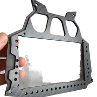 CNC personnalisé coupe 3K plaine ou sergé mat ou brillant pièces en Fiber de carbone pour la poignée de roue de course de jeu
