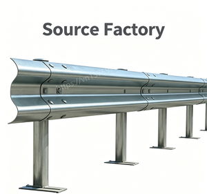 PiPe Garde-corps de autoroute robuste galvanisé Q235/Q345 à trois poutres, poteau en U homologué H2W3, longueur personnalisée 4320mm, qualité diamant - Product Image 6