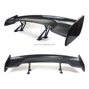 Cánh gió đuôi xe <span class=keywords><strong>ABS</strong></span> GT, cánh gió sau lớn, <span class=keywords><strong>spoiler</strong></span> đa năng, cánh gió cốp xe bằng nhựa kiểu I dành cho tất cả các dòng xe, cánh gió đua phong cách GT bằng sợi carbon - Product Image 3