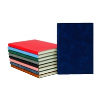 Carnet de notes A5 en cuir PU souple style peau de mouton, en stock, idéal pour les réunions, avec couverture en cuir, parfait pour les cadeaux promotionnels d'affaires
