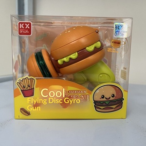 Cadeau promotionnel transfrontalier : Jouet éducatif lumineux et rotatif pour garçon et fille, thème Burger, Frites, Hot-dog, de qualité supérieure - Product Image 3