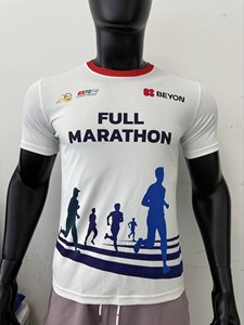 <span class=keywords><strong>T</strong></span>-<span class=keywords><strong>shirt</strong></span> con stampa personalizzata a maglia a fascia Casual con stampa a sublimazione stampa a girocollo a manica corta con stampa completa - Product Image 3