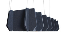 Finitions attrayantes Lampe acoustique de panneau de panneau de feutre de fibre de polyester d'animal familier