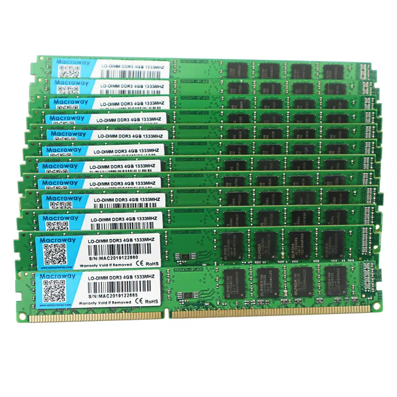 Ddr Original pour ordinateur de bureau 1333mhz 1600mhz Ram 2 go 4 go 8 go Ddr3 mémoire interne pour Pc