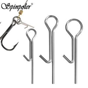 Spinpoler Fishing Assist Stinger Spikes 16mm/19mm/20mm en acier inoxydable, broche de connexion, mousqueton pour swimbait, broche de verrouillage fixe, accessoires - Product Image 1