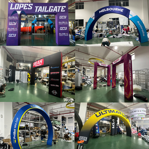 Soporte de pantallas de aluminio portátil, pantalla de tela de tensión publicitaria, línea de meta <span class=keywords><strong>3D</strong></span> de inicio, pantallas de puerta de arco de entrada para eventos - Product Image 5