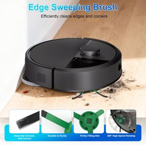 Pièces de rechange pour robot <span class=keywords><strong>aspirateur</strong></span> et serpillière <span class=keywords><strong>Combo</strong></span> 405/505, kit de 25 pièces, 2 brosses principales, 6 sacs à poussière, 4 filtres, 6 tampons de serpillière, 6 - Product Image 6
