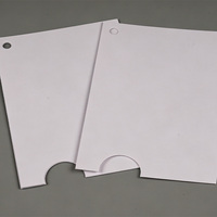 Carton spécial recyclable et écologique en pâte de bois, blanc brillant britannique, sans décoloration, pour doublure de boîte cadeau de luxe (vente en gros)