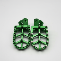 Repose-pieds de moto vert de haute qualité pour Talaria Sting/Light Bee 79BIKE/CRF190L - Pièce de rechange/amélioration en alliage d'aluminium