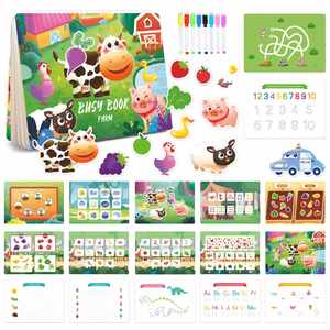 Animales de Granja, Libro de Actividades de Aprendizaje Preescolar, Juguete Educativo Temprano, Libro Silencioso para Niños - Product Image 2