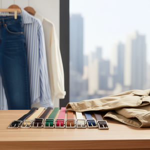 Cintura in Pelle PU 2,5 Cm con Fibbia Quadrata in Metallo, Cintura Casual alla Moda per Uomo e Donna - Product Image 3