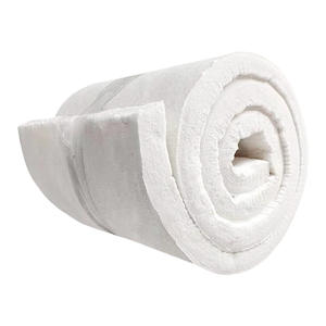 Couverture en <span class=keywords><strong>laine</strong></span> de silicate d'aluminium de 80 à 128 de densité Matériau d'isolation thermique à haute température Couvertures en fibre de céramique - Product Image 1