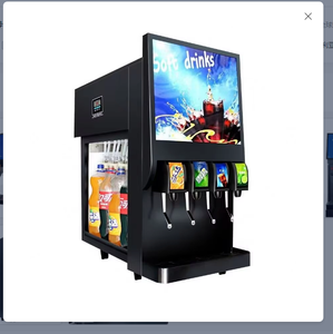 Dispensador de Bebidas Comercial de Tres y Cuatro Válvulas, Máquina de Bebidas Carbonatadas de Autoservicio, Dispensador de Refrescos, Cola y Jugos - Product Image 1
