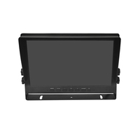 SeemeTech Monitor de Coche de 10.1 Pulgadas, 4 Canales, GPS, Full HD, IPS TFT LCD, Pantalla Cuádruple, Auto/PAL/NTSC, Conexión USB, 1 Año de Garantía