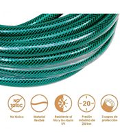 Tuyau d'arrosage de jardin anti-âge à 3 couches, tuyau d'irrigation flexible résistant aux UV, 25 bars