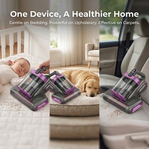 Aspiradora UV Profesional Liberbot para el Hogar, con Gran Potencia y Controladores para Eliminar Ácaros del Polvo de la Cama y Cuidado del Colchón - Product Image 4