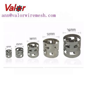 Hualai fabrika fiyat kule ambalaj 25mm 50mm paslanmaz çelik metal geçiş halkası fraksiyonel damıtma kolonunda - Product Image 5